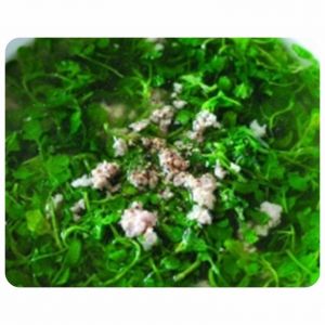 Watercress Soup With Minced Shrimps, With Minced Meat